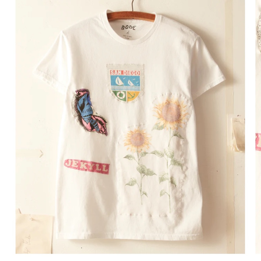 Bode - NWT - Sunflower - Tommy Tee - One of a kind